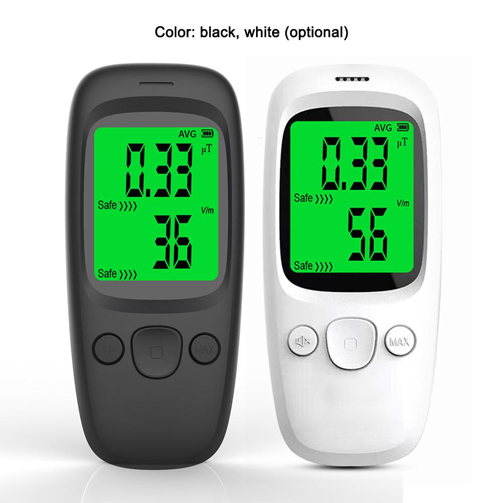 Handheld Portable LCD Display Electromagnetic Radiation Detector Magnetics Field Electric Field