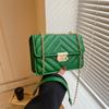 Fashionable Quilted Polyester Crossbody Bag For Women With Chic Street Style Design