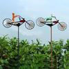 Frogs Bike Sculptures Fast delivery Handmade Metal Wind Spinner with Frogs