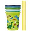 Skater 3 Tumblers with Straw Dinosaur Made in Japan 320ml SIH3ST