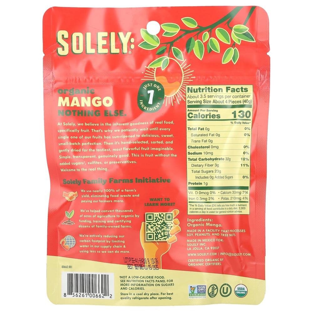 iHerb Dried Mango 142g (5oz)