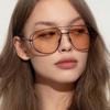 Double Beam Toad Hollow Sunglasses Fashion Pilot 2026 New Sunglasses Anti UV Sunglasses for Women