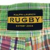 RALPH LAUREN RUGBY karierte Patchwork-Shorts W34 Surfhose Herren Gebraucht