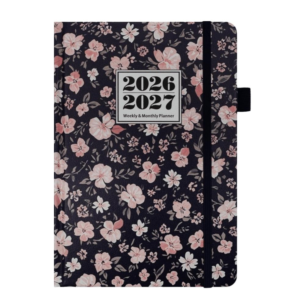 Wear-resistant Agenda Notebook Flower Planning Notebook Calendar Notebook Office