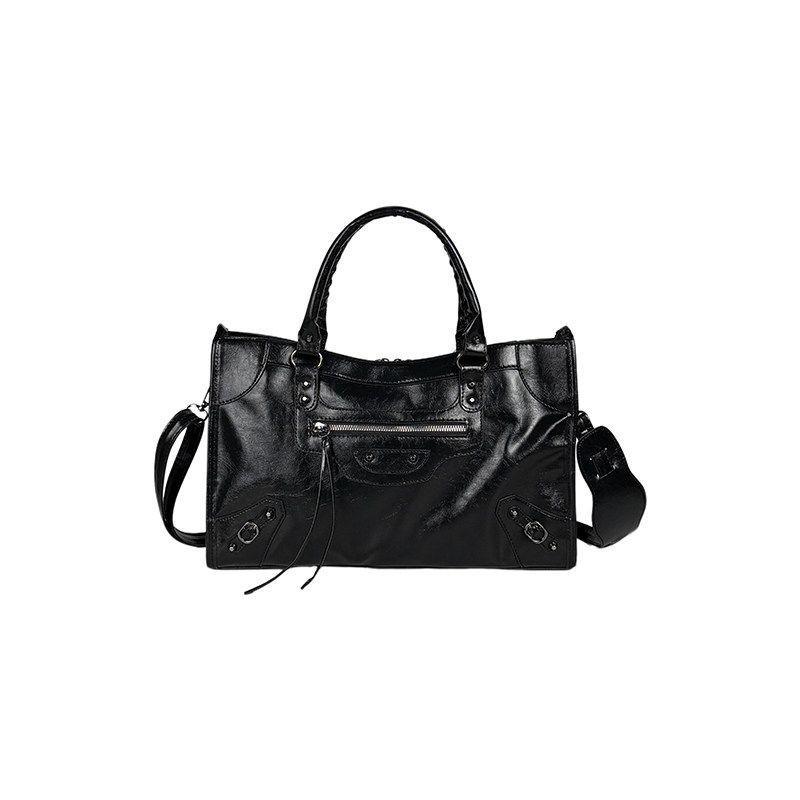 Motorcycle Bag - Women's Large Capacity Hot Girl Bag for Commuting - Shoulder Strap Crossbody Handbag