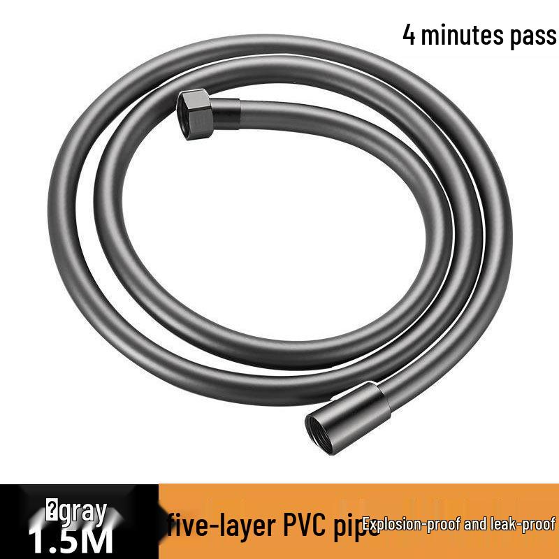 Universal PVC Shower Hose Extension for Bathroom Rain Showers