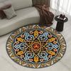 NEW Mandala Print Round Carpet for Living Room Rugs Flannel Anti-Slip Rug,Rugs for Bedroom, Sofa Table Home Area Rug