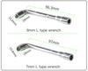 17pcs 3D Printer Cleaner Tool Kit Steel Needle Copper Wire Brush Tweezers 6/7mm Perforated Wrench Set Printer Accessories