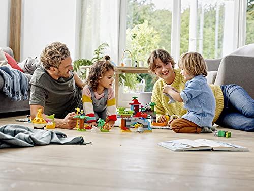LEGO Duplo Welt Tiere Weltentdeckung 10907 Pädagogisches Bausteine Spielzeug für Mädchen und Jungen