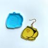 Cute Butt Shape Dangler Casting Silicone Mould Handmade Craft Gift for Family Various Beautiful Decorations Durable