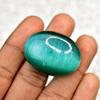 Natural Green Cat'S Eye 100 ct Cabochon Cut Sri Lankan Loose Gemstone for Jewelry Making and Crafts