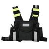 Universal Two Way Radio Chest Bag Hands-Free Walkie-Talkie Holder Adjustable Water Resistant Front Vest Bag
