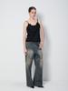 RENNESMIA Lace Jacquard Sleeveless_Black