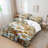 3pcs Bedding Set 3D Printed Down Comforter Cover Set 1pc Comforter Cover 2pcs Pillowcases Without Core Ultra-Soft Comfortable
