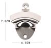 Stainless Steel Wall Mounted Bottle Opener Bottle Opener Beer Opener Creative Bottle Opener Metal Bottle Opener