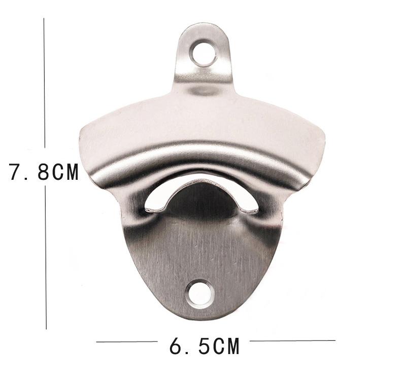 Stainless Steel Wall Mounted Bottle Opener Bottle Opener Beer Opener Creative Bottle Opener Metal Bottle Opener