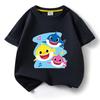 2024 Baby Shark Pure Cotton Short-Sleeve T-Shirt for Kids – Boys' and Girls' Summer Wear