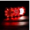 Universal Tail Lights 24V 39 LED Waterproof Rear Trailer Lights with Brake Reverse Turn Signal – 2 Pack for Truck RV Camper Boat