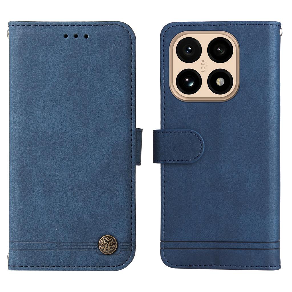 For Xiaomi 15T Leather Wallet Cases Skin Touch Phone Cover Stand with Strap