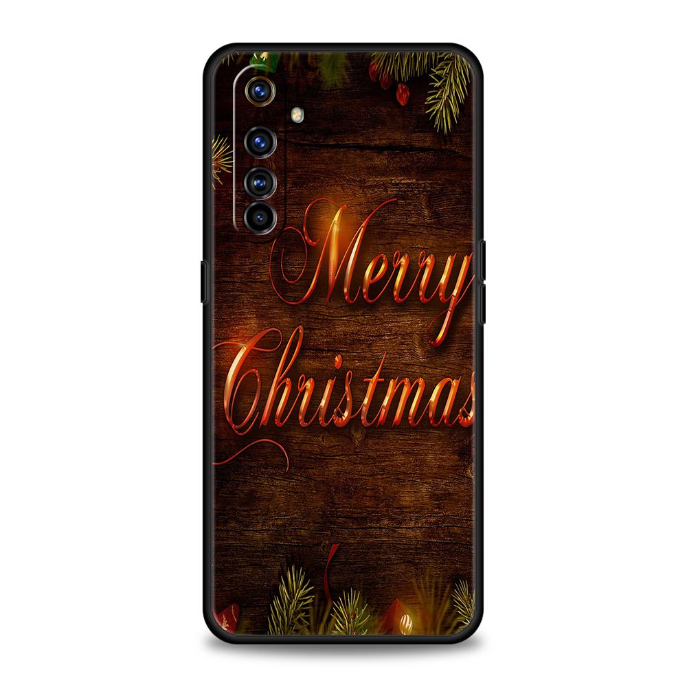 

Зимний Счастливого Рождества Мягкий Силикон Для Realme 8i 9i 9 Pro Plus GT2 Pro C3 6 7 8 Pro C21 C11 C25 Pro 5G Ударопрочный Чехол для Телефона realme 6 pro