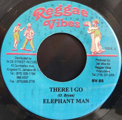 7inch Record ELEPHANT MAN - There I Go RV85 Reggae Vibes Jamaica Reggae, Ska & Dub Used