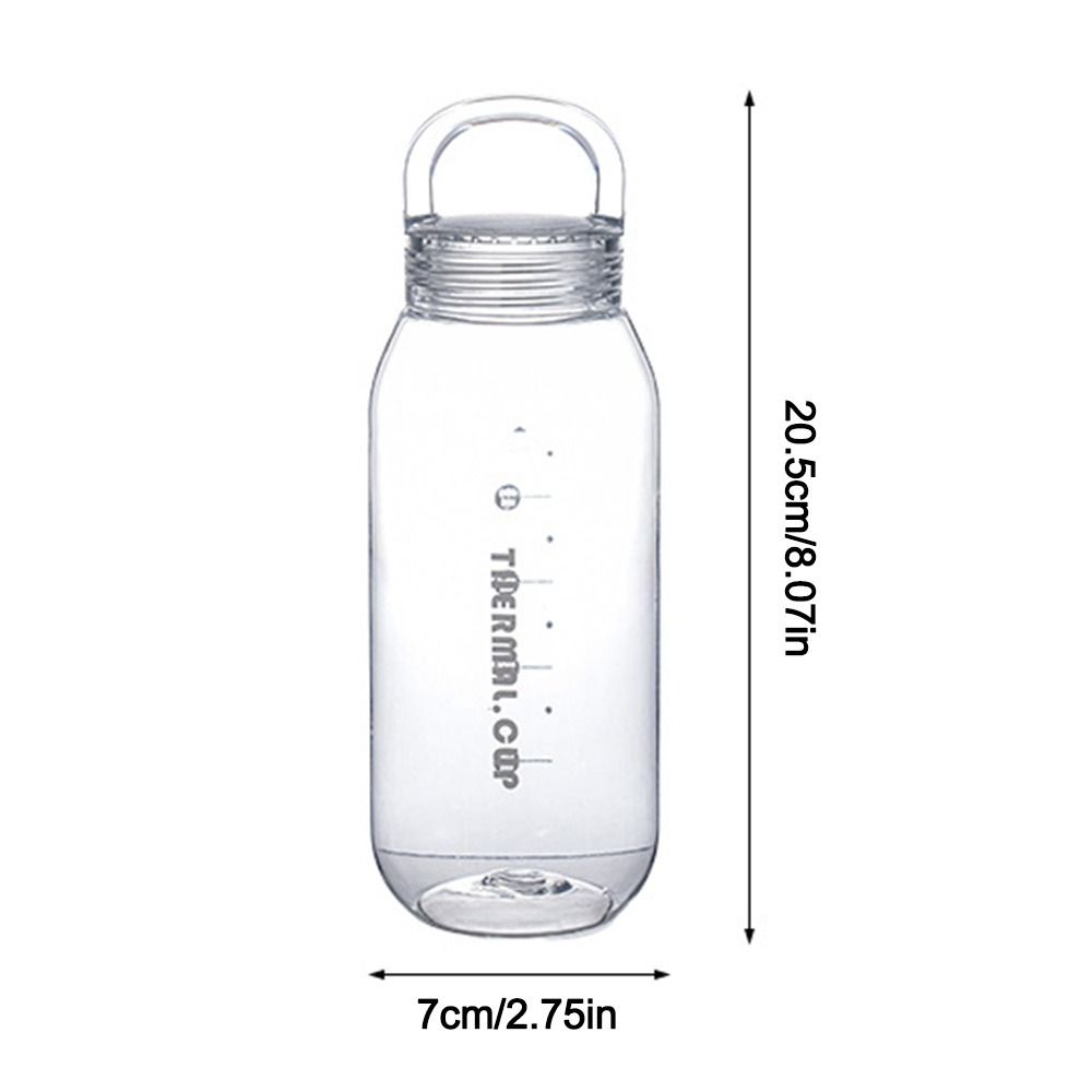 500ml Water Bottle Leakproof Large Capacity Drinking Bottle Transparent Water Bottle Accessories Outdoor Adults Girls Students