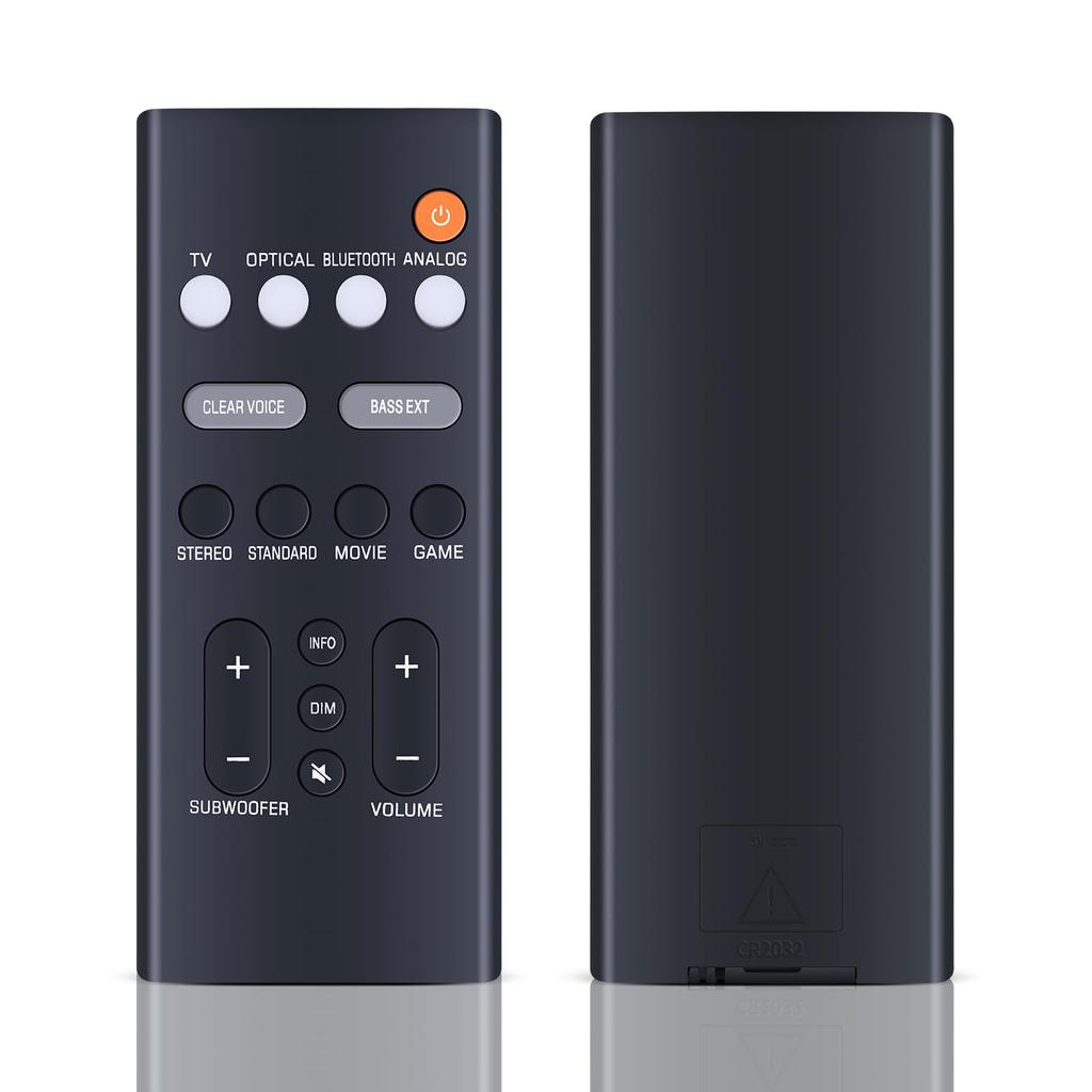 AVTVA Soundbar Remote Control for YAMAHA VDQ7610 Soundbar SR-C20A