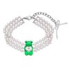 MIKSHIMAI ICONIC BEAR PEARL CHOKER