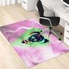 1pc Office Carpet Chair Mats Harley Quinn Skull Perfect for Decorating Office Chairs, Living Rooms, Or Bedrooms,Polyester Carpet