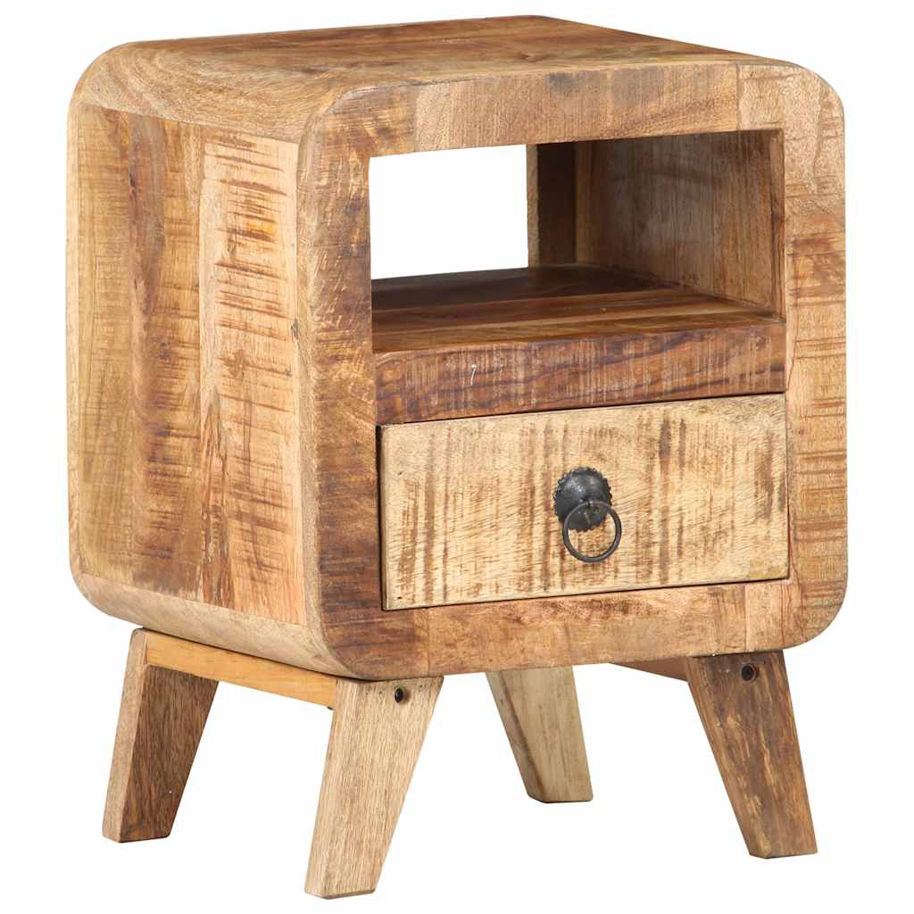 Nightstand 30x30x41 Cm Rough Mango Wood