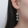 Teamer Star Of David Stainless Steel Hoop Earring For Women Hebrew Je Amulet Lucky And Life Jewelry Birthday Gift 2026 New