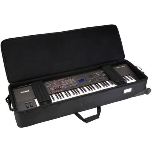 SKB 76-Key Keyboard Case, Semi-Hard Type with Casters (1SKB-SC76KW)