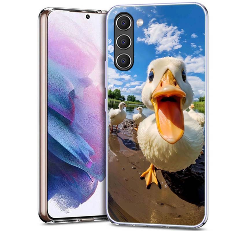 Yellow Duck Phone Case for Samsung A54 A14 A24 A34 A17 A37 A57 A55 A35 A25 A15 A13 A23 A33 A53 A07 A05S A04S A03 A73 Galaxy Note