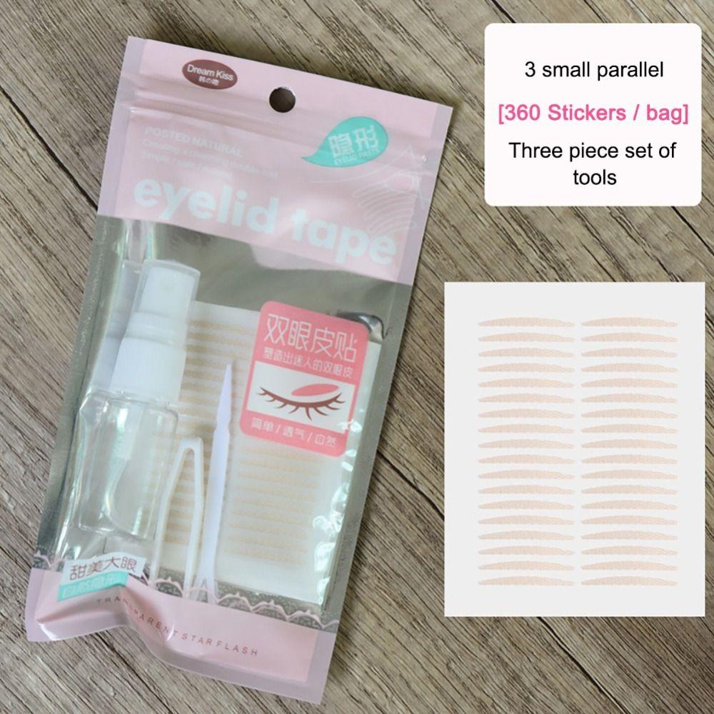 200 Pairs with Auxiliary Tool Double Eyelid Tape Fold Eyelid Invisible Eye Stickers Beauty
