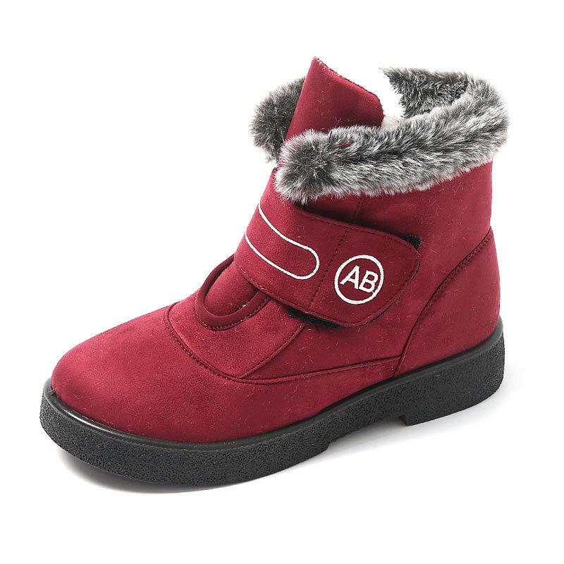 Women's Winter Warm Snow Boots Lightweight Anti-Slip Faux Fur Lined Ankle Booties Comfortable Plush Lined High Top Shoes Outdoor Short Boot for Women