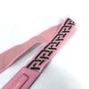 VERSACE logo  Shoulder strap Canvas/Leather pink/Black Unused
