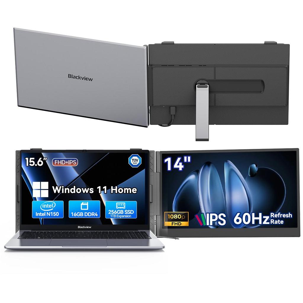 Hunidun Hibook 6 Laptop 15.6 Inch 16GB+256/512GB Intel TwinLake N150  4 Cores4 Threads Windows11  Home Notebook