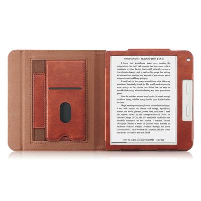 For Kobo Libra 2/Libra Colour Case PU Leather E-Reader Protective Cover Auto Sleep/Wake