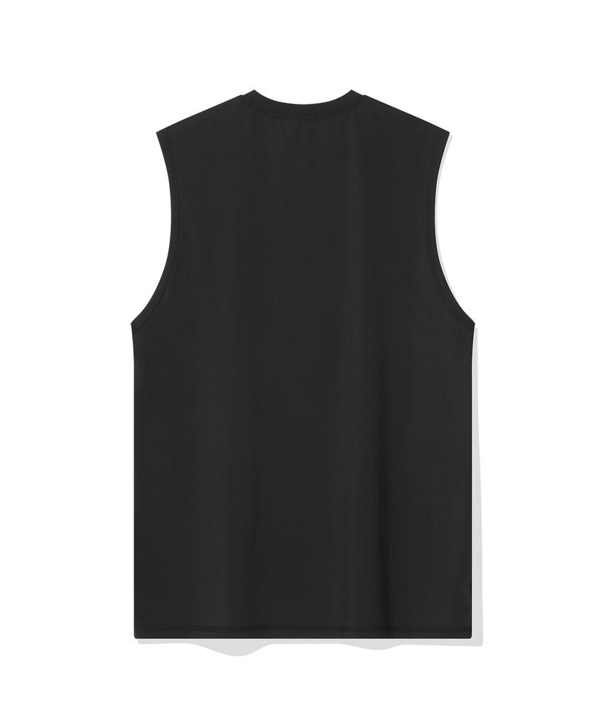 VOLCOM Stamp Sleeveless Rash T-Shirt (Black)