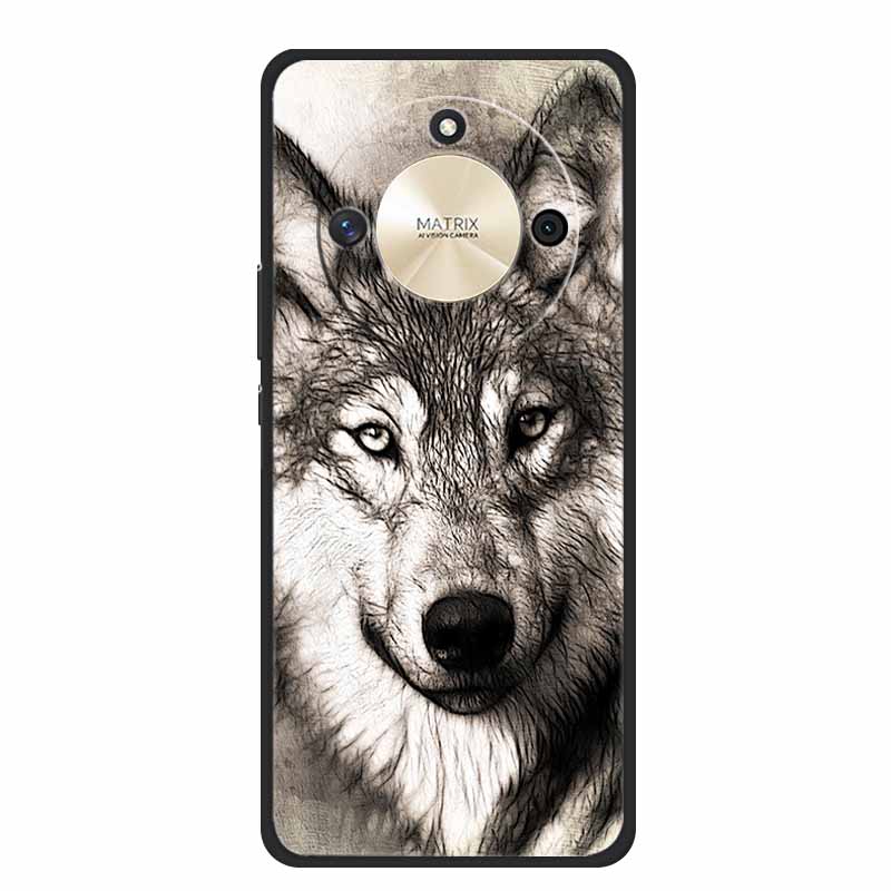 For Honor X9c Smart Case Animals Soft Silicone TPU Phone Cases Back Cover for Honor X9c Smart Protective Shockproof Cool Capa
