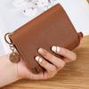 Simple Thin Card Holder Fashion Ladies Card Holder Coin Purse Wallet Fashion Small Card Holder Multifunctional Short Wallet