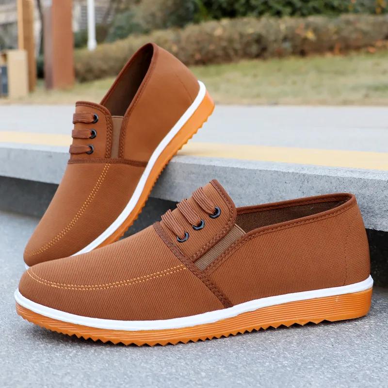 Mocassins casuais de trabalho de fundo plano para homens sapatos de lona sapatos esportivos masculinos sapatos de lona masculinos zapatos para hombres