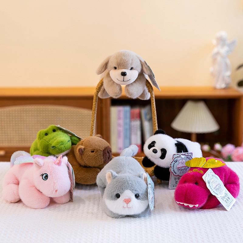 Highland White West Terrier Plush Toy Adorable Dinosaur Cat Like Doll Kids Gift