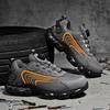 Men's Military Tactical Boots Army Boots Men Side Zipper Military Boots Men Anti-Slip Ankle Boots Work Safety Shoes Hiking Shoe