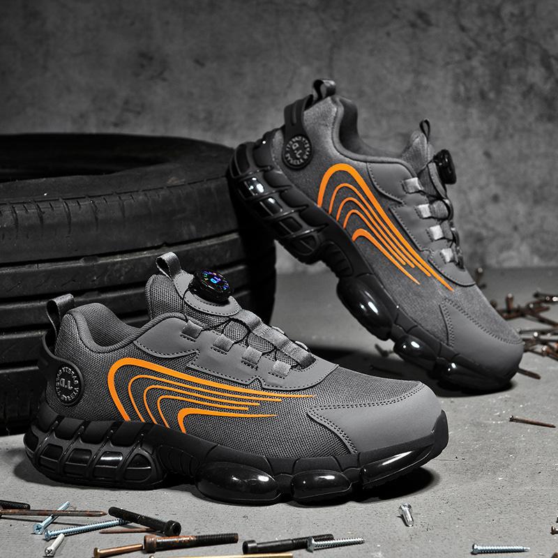 Men's Military Tactical Boots Army Boots Men Side Zipper Military Boots Men Anti-Slip Ankle Boots Work Safety Shoes Hiking Shoe