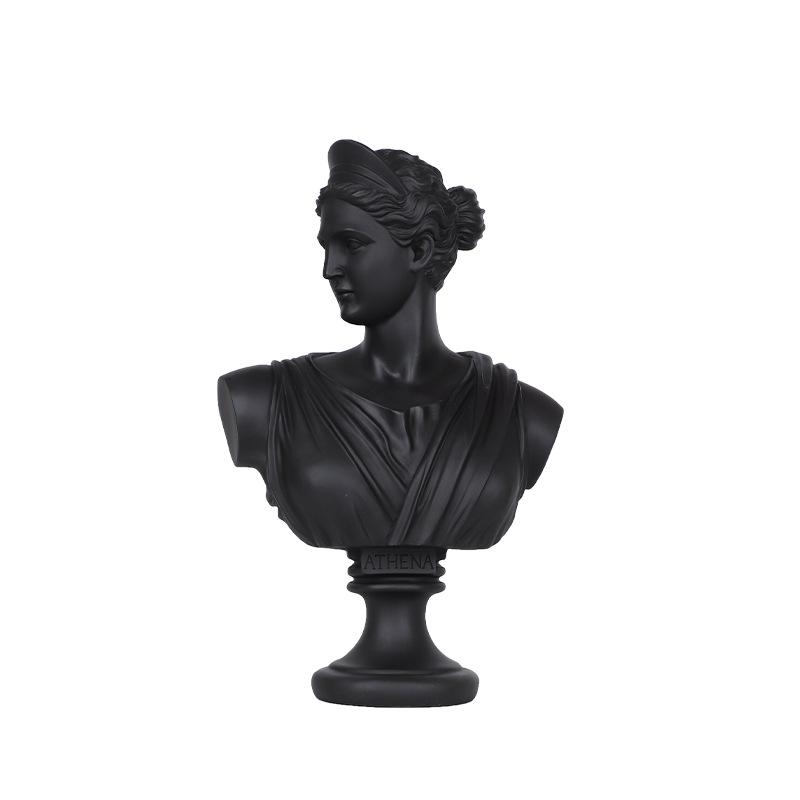 Ornamenti statua David ritratto stile nordico, testa personaggio, resina per ufficio tipo soggiorno per regalo ornamento artigianale bir