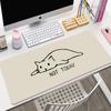 Kawaii Cat Gaming Mouse Pad x Deskpad XXL Large Desk Mat Keyboard Pad Surface for Computer Mousepad Gamer Computer Mat Rug