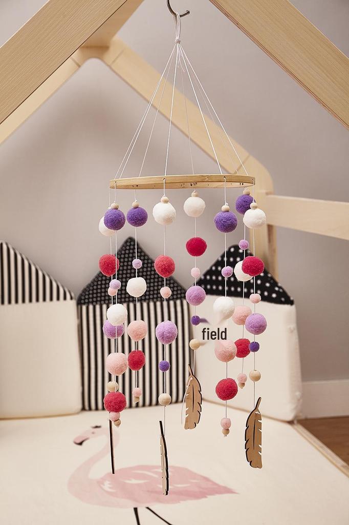 Nordic Tassel Wind Chime: Bedside Bell & Children's Room Decor – Perfect for Living Room, Shop Display, and Photography Props E18.