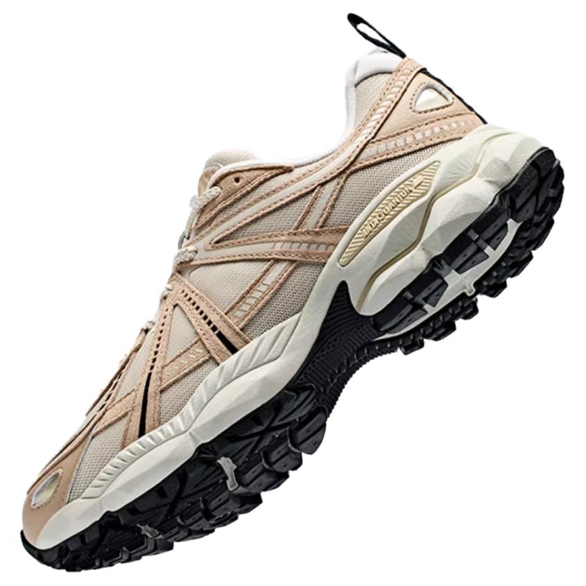 Anta Champion All-Weather Series Retro Versatile Non-Slip Breathable Wear-Resistant Low-Top Dad Shoes Women sneaker Gray Pink 122448802A-3