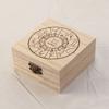 Hexendekoration Hexen Heimdeko-Kits Meditation Holz Runen Heilkristallsteine Set Hexenrune Rune Holzrunensteine Set